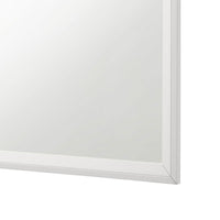 Noro Dresser Mirror with Slim Trim, Open Mitered Corners, White Wood - BM338140