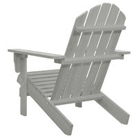 Ava Outdoor Garden Chair, High Slatted Back, Wide Arms, Gray Natural Wood - BM339691