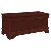 Traditional Style Wooden Cedar Chest, Brown - BM159219