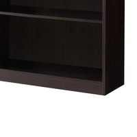 BM144435 Spacious Dark Brown Finish Bookcase With 5 Open Shelves