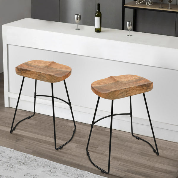 24 inch saddle seat best sale bar stools