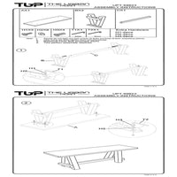 Wooden Garden Patio Bench With Retro Etching, Cappuccino Brown - UPT-69623