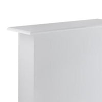 41 Inch Rectangular Wooden Bar Table with Storage, White - BM157252