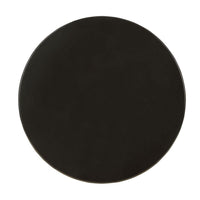 22 Inch Round Wooden Side Table with Turned Base, Black - BM157293