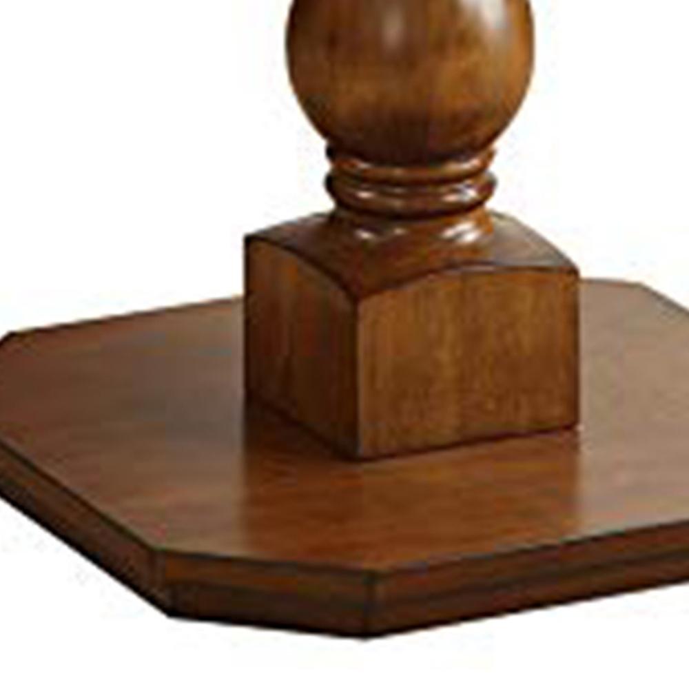 31 Inch Chess Game Table With Clipped Corners, Brown - BM157305
