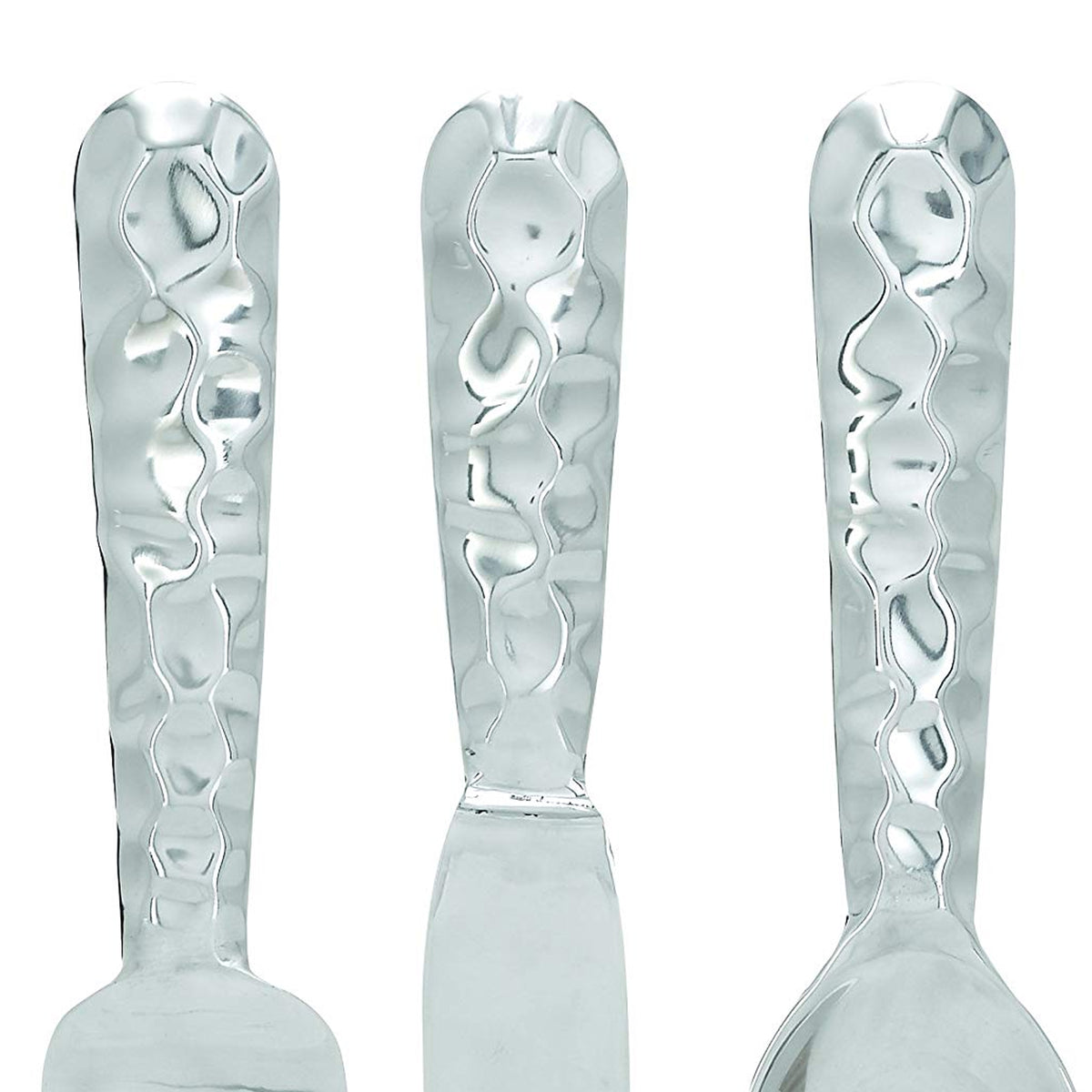 Artistic Cutlery Wall Decor In Metal, Set of Three, Silver - BM01021