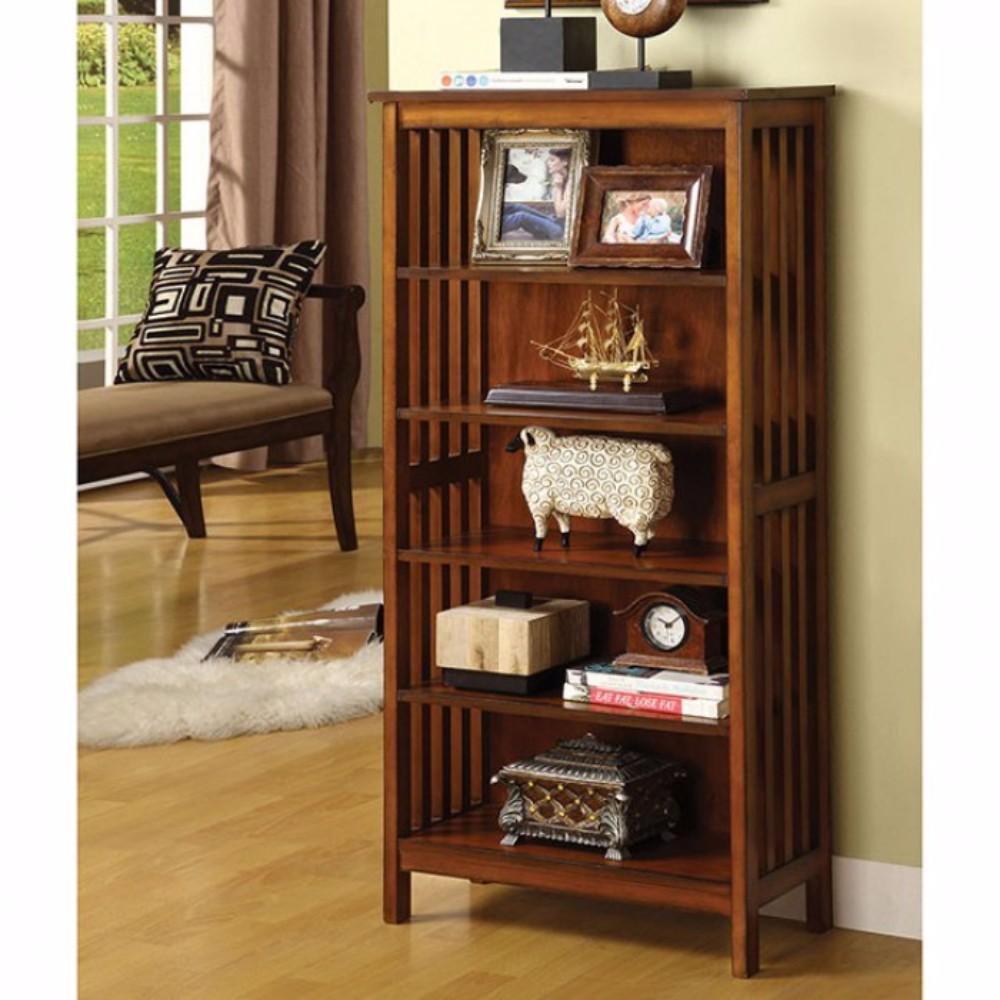 Valencia I Traditional Media Shelf, Antique Oak - BM123059