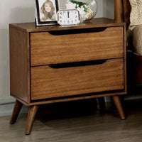 Lennart Mid-Century Modern Nightstand, Light Oak - BM123111
