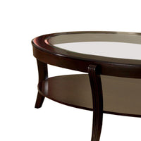 Finley Contemporary Coffee Table In Espresso Finish - BM123254