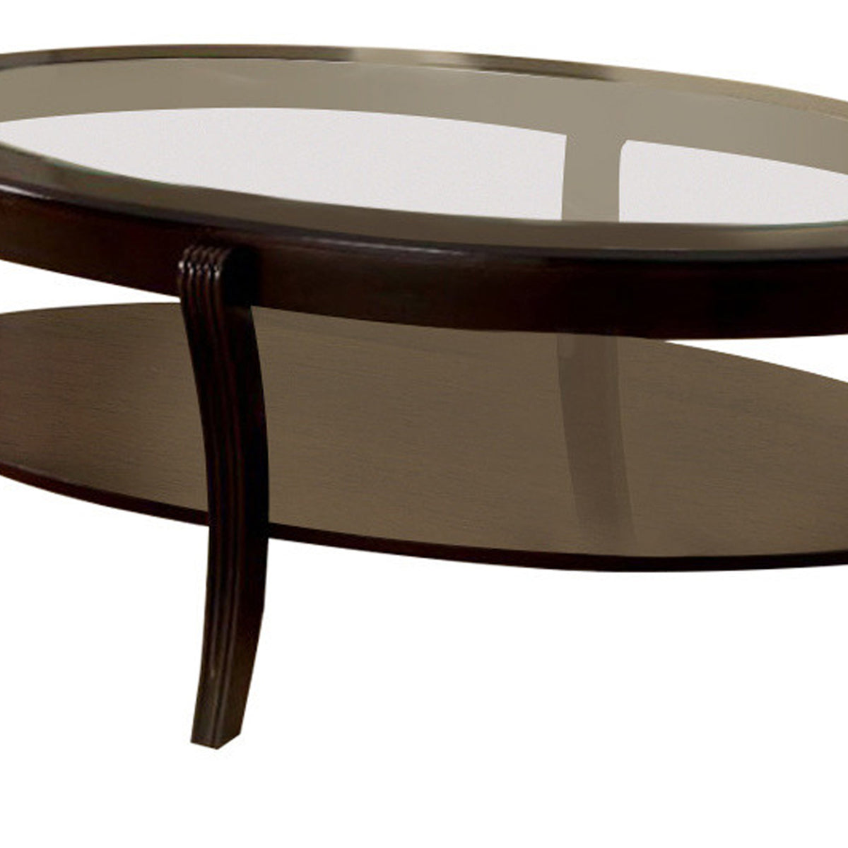 Finley Contemporary Coffee Table In Espresso Finish - BM123254