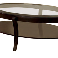 Finley Contemporary Coffee Table In Espresso Finish - BM123254