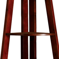 Lyss Contemporary Ladder Shelf In Cherry Finish - BM123273