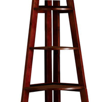 Lyss Contemporary Ladder Shelf In Cherry Finish - BM123273