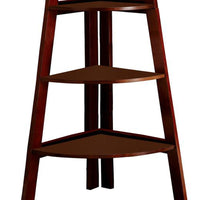 Lyss Contemporary Ladder Shelf In Cherry Finish - BM123273