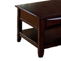 BM123286 Baldwin Coffee Table Contemporary Style, Expresso Brown Finish