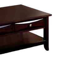 BM123286 Baldwin Coffee Table Contemporary Style, Expresso Brown Finish