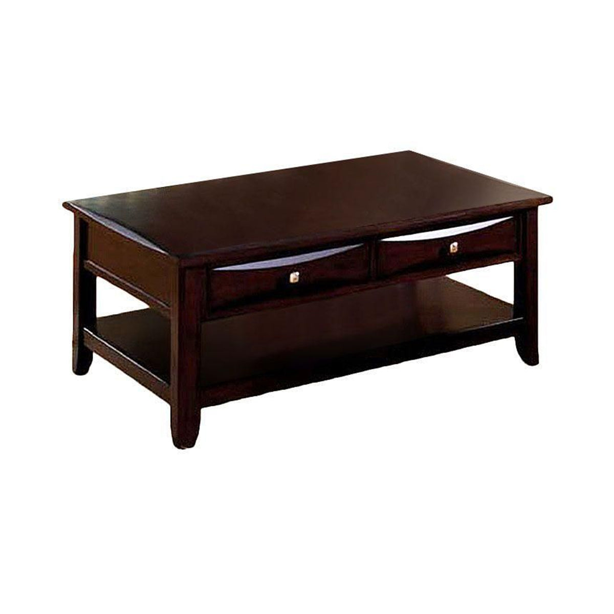 BM123286 Baldwin Coffee Table Contemporary Style, Expresso Brown Finish