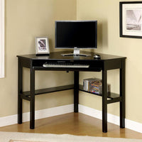 BM123325 Porto Transitional Corner Desk In Black