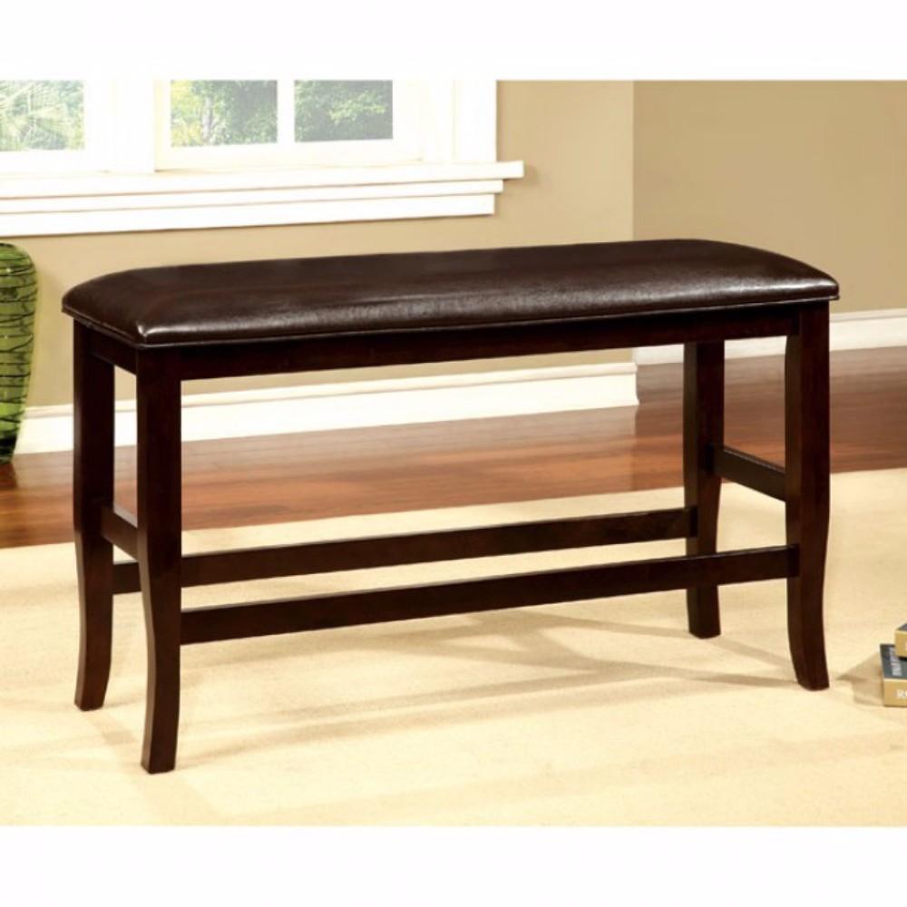 Woodside II Counter Height Espresso Finish Bench - BM123564