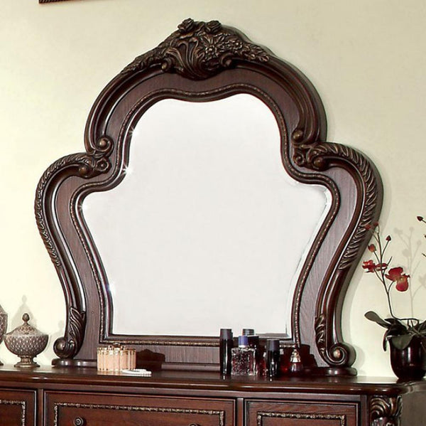 Castlewood Traditional Style Mirror , Cherry - BM123627