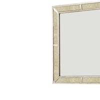 Loraine Modern Victorian Style Mirror , Silver - BM123685