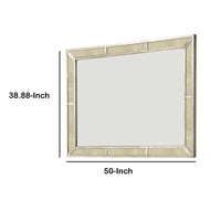 Loraine Modern Victorian Style Mirror , Silver - BM123685