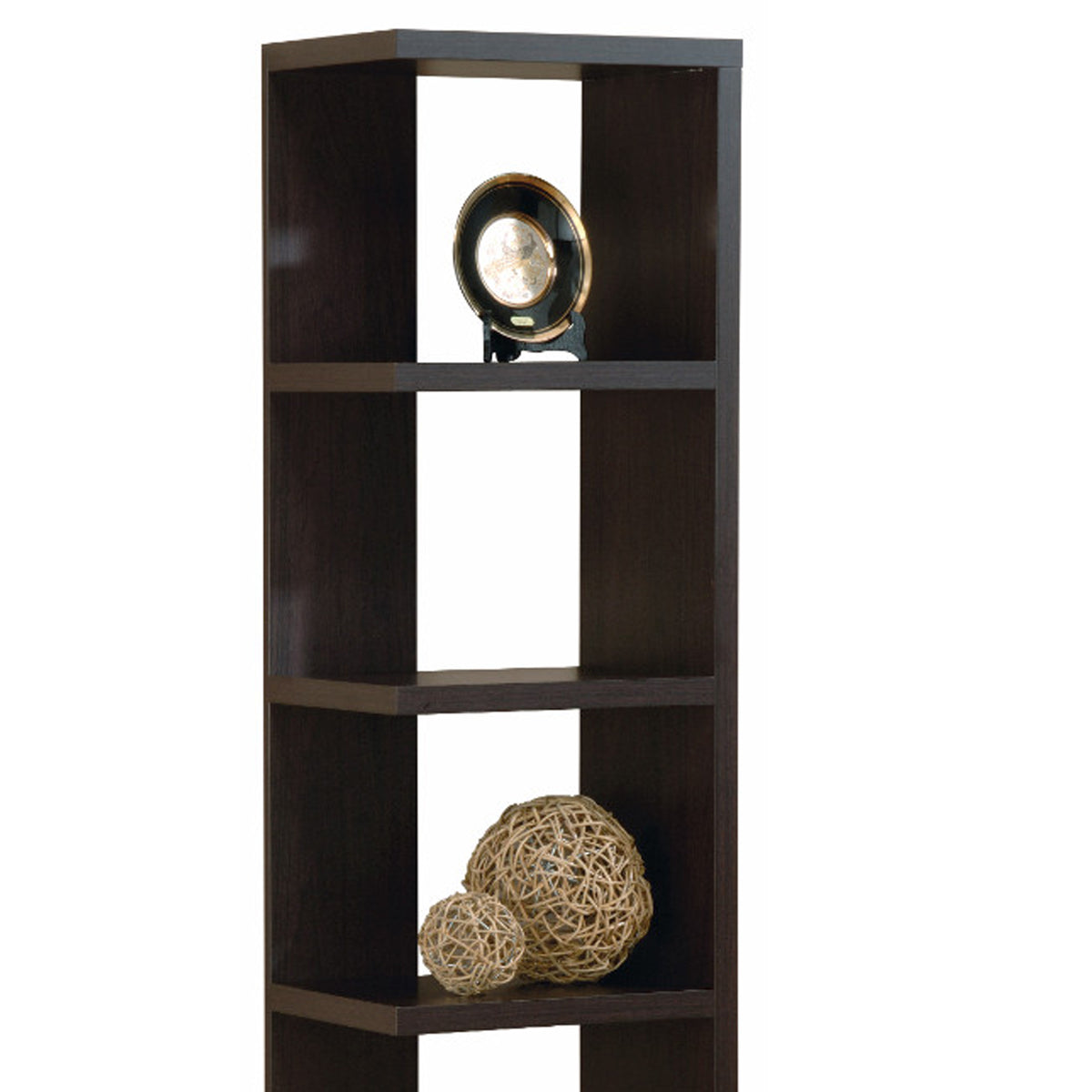 Simple And Stylish Corner Display Cabinet, Brown - BM141945