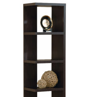 Simple And Stylish Corner Display Cabinet, Brown - BM141945