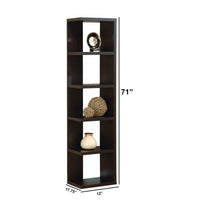 Simple And Stylish Corner Display Cabinet, Brown - BM141945