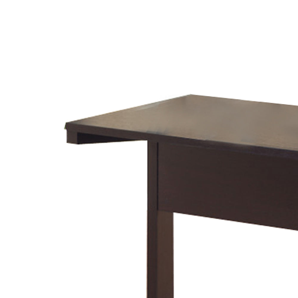 BM148729 Well-designed All Around Dark Brown Finish Desk