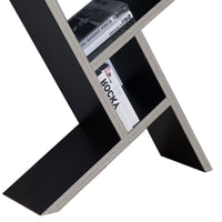 Unique Designed Console Table With Shelf, Dark Brown and Light Brown - BM148924