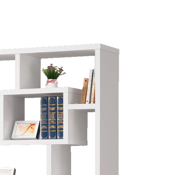 BM156225 Fantastic Geometric Cubed Rectangular bookcase, White