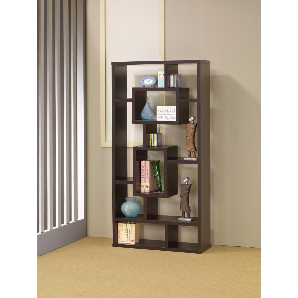 BM156231 Aesthetic Fine Looking Rectangular bookcase, Brown