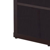BM156237 Radiant Brown Wooden Corner Bookcase