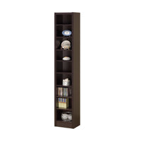 Glimmering Brown Narrow Wooden bookcase - BM156239