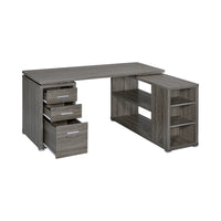 BM159070 Modern Style Wooden Office Desk, Gray