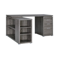 BM159070 Modern Style Wooden Office Desk, Gray