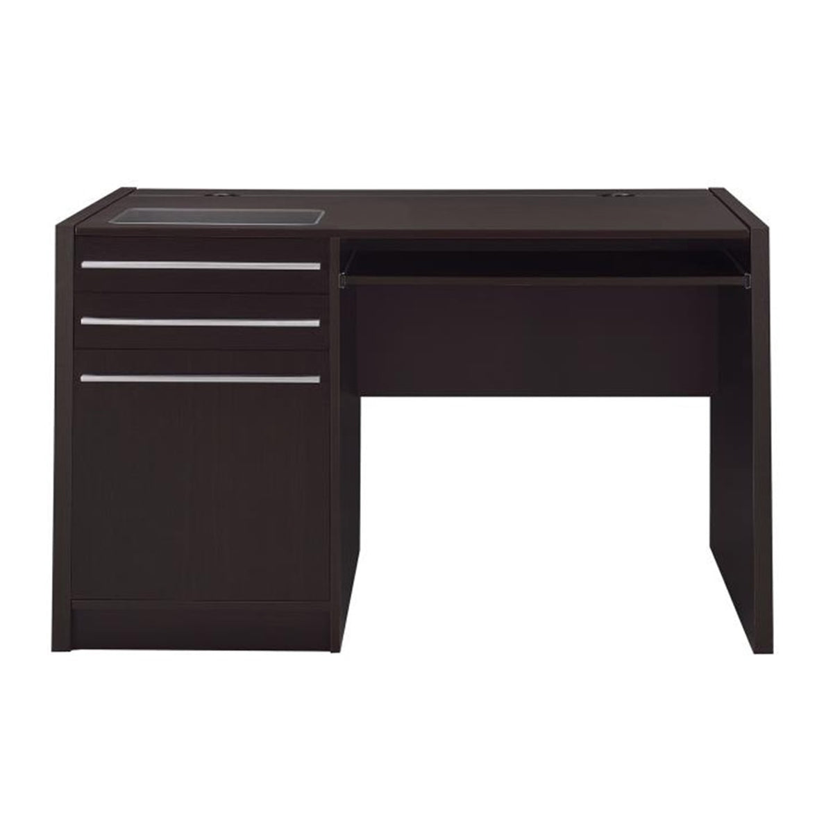 BM159079 Contemporary Wooden Connect-IT Computer Desk, Brown