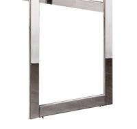 Elegantly Charmed Metal Writing Desk, Silver - BM159084