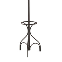 BM160078 Metal Coat Rack With Umbrella Stand, Black