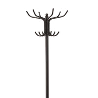 BM160078 Metal Coat Rack With Umbrella Stand, Black