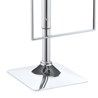 BM160764 Classic Adjustable Metal Bar Stool, Gray & Silver