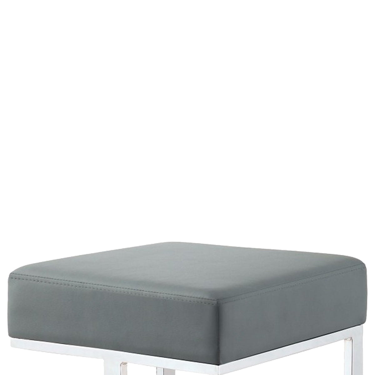 Metal Counter Height Stool, Grey - BM163691