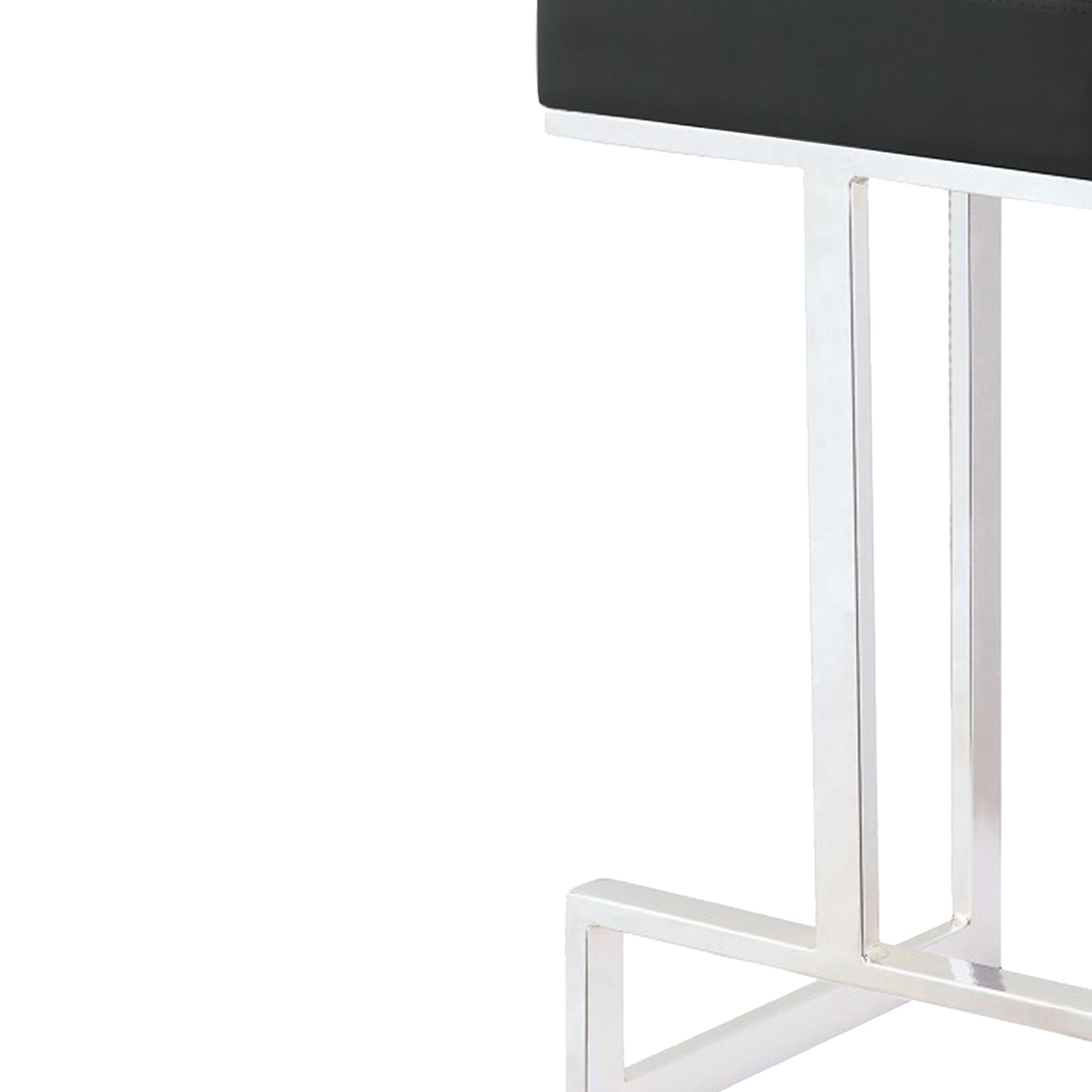 Metal Counter Height Stool, Black - BM163692