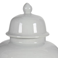 Ceramic Ginger Jar With Lid, Off White - BM165658