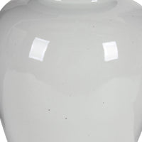 Ceramic Ginger Jar With Lid, Off White - BM165658
