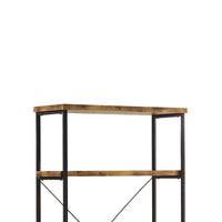 Rustically designed Bookcase With 4 Open Shelves - BM172242