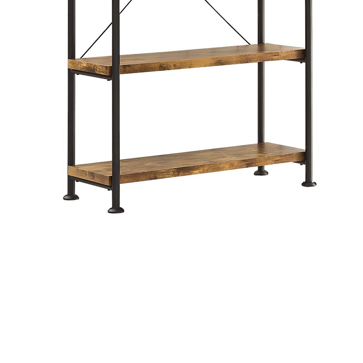 Rustically designed Bookcase With 4 Open Shelves - BM172242