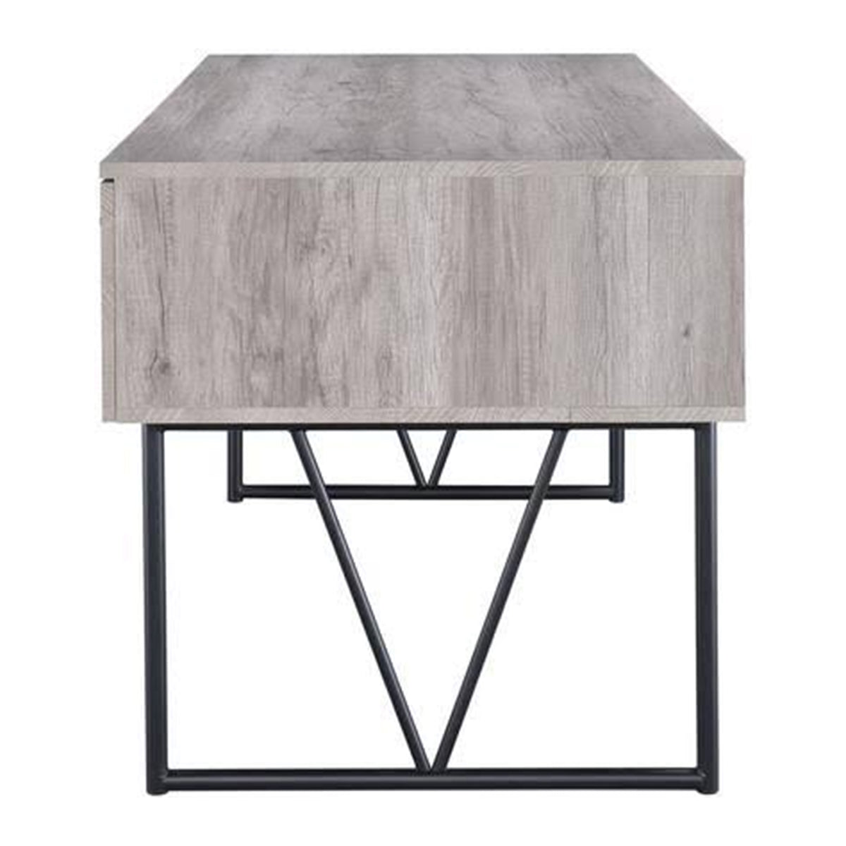 BM172254 Writing Desk-4 Drawer, Driftwood Gray