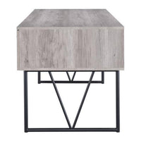 BM172254 Writing Desk-4 Drawer, Driftwood Gray